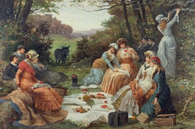 A Picnic by V. Chavigny